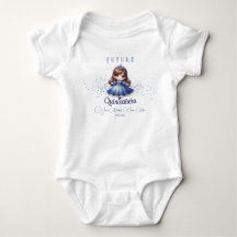Toekomstige Quinceañera Baby Outfit – Blauwe Jurk 