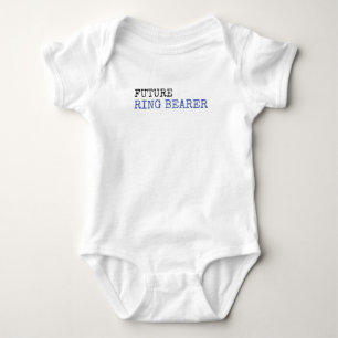 Toekomstige Ring Bearer Wedding Baby Bodysuit