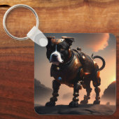 Toekomstige Robot Staffordshire Bull Terrier, Keyr Sleutelhanger (Voorkant)