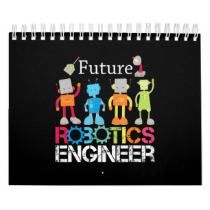 Toekomstige roboticaingenieur Robots Lover Costume Kalender