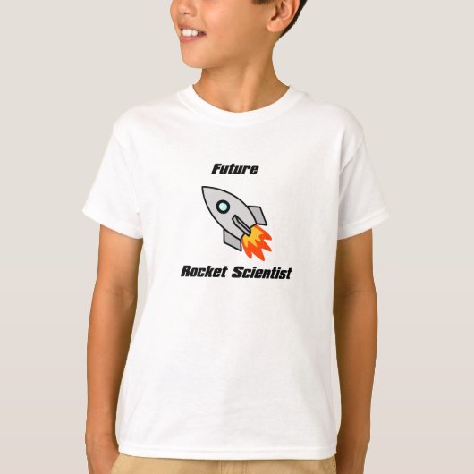 Toekomstige Rocket Scientist T-shirt (Voorkant)