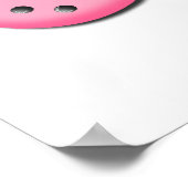 Toekomstige roze Rockstar-poster Poster (Hoek)