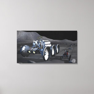 Toekomstige ruimteverkenningsmissies 11 canvas afdruk