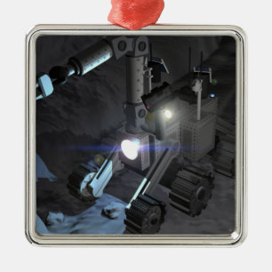 Toekomstige ruimteverkenningsmissies 6 metalen ornament