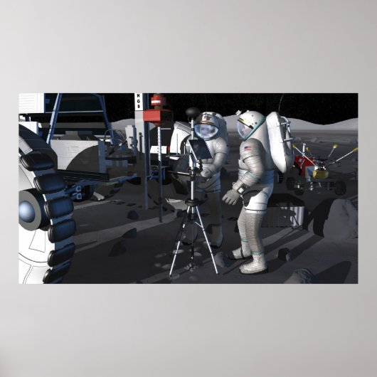 Toekomstige ruimteverkenningsmissies 8 poster (Voorkant)