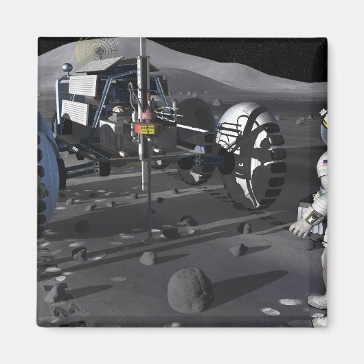 Toekomstige ruimteverkenningsmissies magneet (Voorkant)