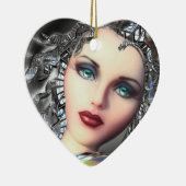 Toekomstige schoonheid keramisch ornament (Rechts)