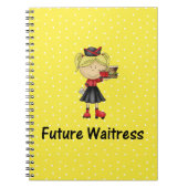 toekomstige serveerster notitieboek (Voorkant)