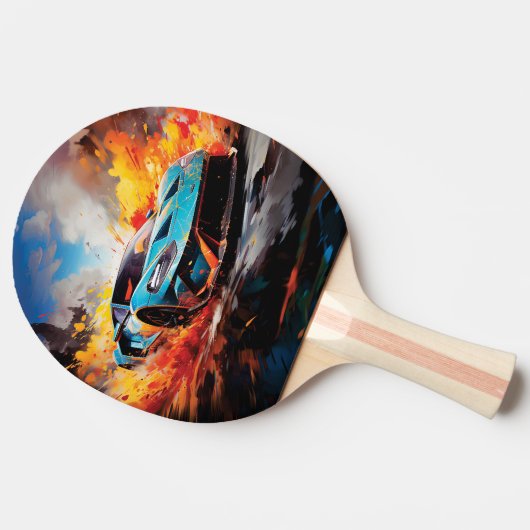 Toekomstige snelheid tafeltennisbatje (Zijkant)