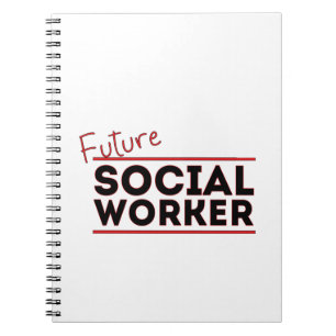 Toekomstige sociale werknemer notitieboek