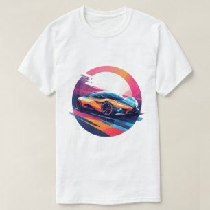 Toekomstige sportauto t-shirt