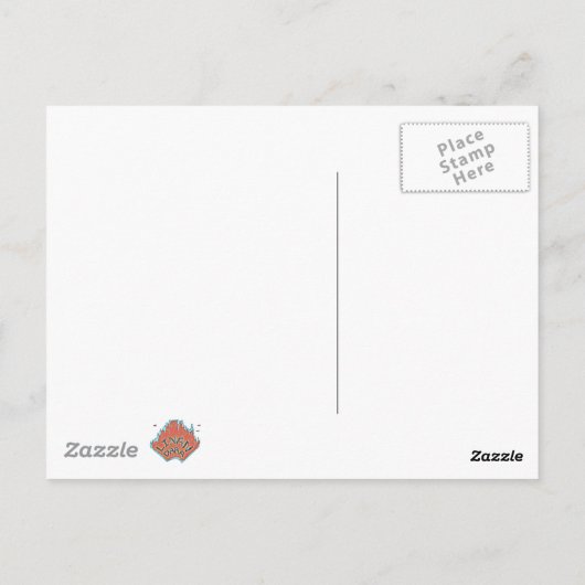 Toekomstige stad van licht briefkaart (Achterkant)