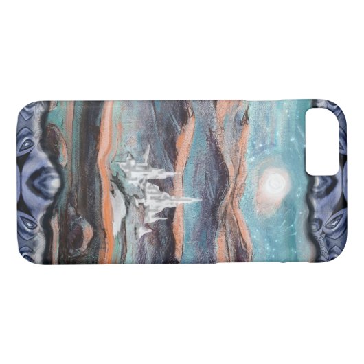 Toekomstige stad van licht Case-Mate iPhone case (Achterkant (Horizontaal))