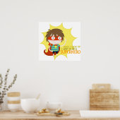 Toekomstige superheld (groot poster) poster (Keuken)