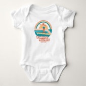 Toekomstige Surfer Baby Body Retro Strand Romper (Voorkant)