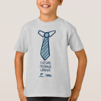 Toekomstige T-shirt van Leader Stropdas Boys - Gri