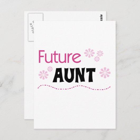 Toekomstige tante Tshirts en cadeaus Briefkaart (Voorkant / Achterkant)