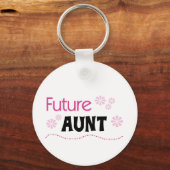 Toekomstige tante Tshirts en cadeaus Sleutelhanger (Voorkant)