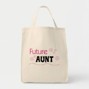 Toekomstige tante Tshirts en cadeaus Tote Bag