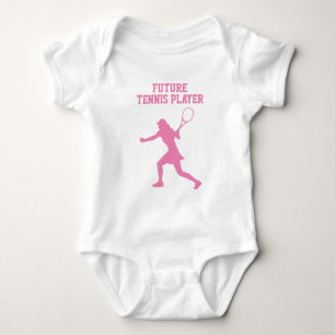 Toekomstige tennisspeler schattig baby lichaamspak romper