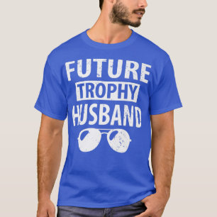 Toekomstige trofee verloofde vrijgezellenfeest bru t-shirt