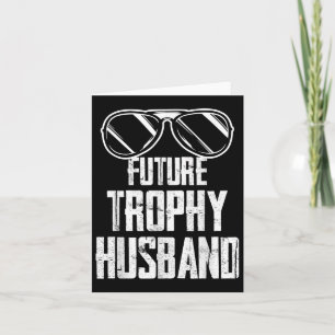 Toekomstige Trophy Fiance Groom to be Husband Bach Kaart