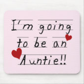 Toekomstige twitteknoppen en cadeautjes Kind afdru Muismat (Voorkant)