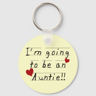 Toekomstige twitteknoppen en cadeautjes Kind afdru Sleutelhanger