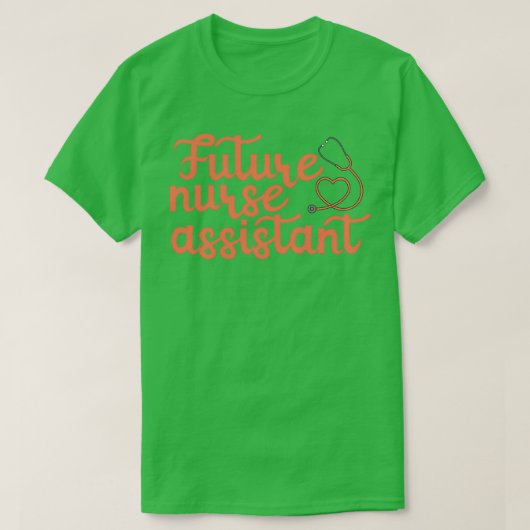 Toekomstige typografie van de verpleegkundige t-shirt (Design voorkant)