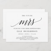 Toekomstige uitnodiging voor de douche (Voorkant / Achterkant)