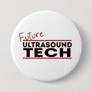 Toekomstige ultrageluidtechnologie ronde button 7,6 cm