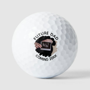 Toekomstige vader komt uit 2023 met persoonlijke f golfballen