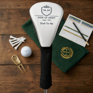Toekomstige Vader Monogram Man Of Merit Aankondigi Golfheadcover