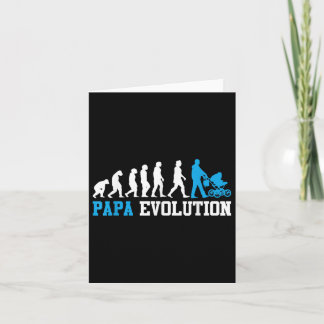 Toekomstige Vader Papa Evolutie Grappig Vaderschap Kaart