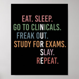 Toekomstige verpleegkundige RN Gifts Poster