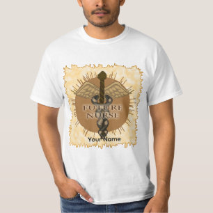 Toekomstige Verpleegster Caduceus T-shirt