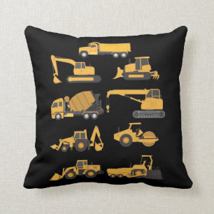 Toekomstige voertuigen voor de bouw van graafmachi kussen