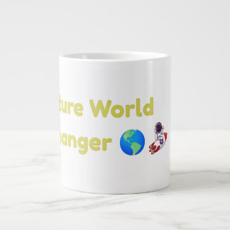 Toekomstige Wereldverbeteraar Inspirerende Kindere Extra Grote Beker