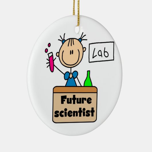 Toekomstige wetenschapper keramisch ornament (Rechts)