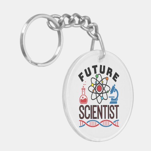 Toekomstige Wetenschapper PopSocket Sleutelhanger (Voorkant Links)