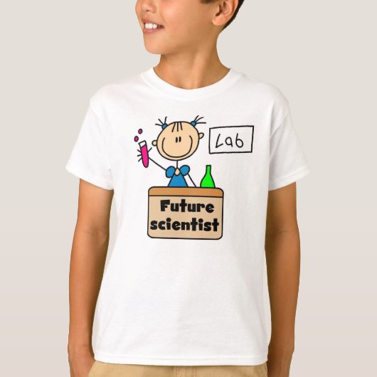 Toekomstige wetenschapper t-shirt (Voorkant)