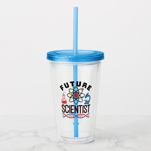 Toekomstige wetenschapswetenschap Lover STEM Acryl Drinkbeker (Voorkant)