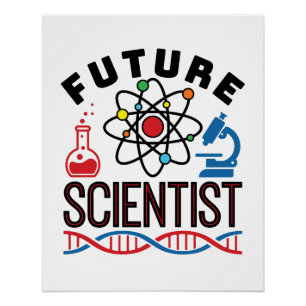 Toekomstige wetenschapswetenschap Lover STEM Perfect Poster