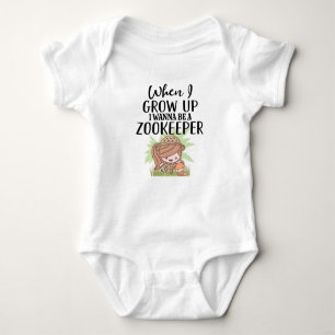 Toekomstige Zookeeper Baby Girl Romper