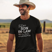Toekomstige Zoon In Recht BV bruidegom bruiloft T-shirt