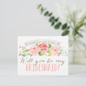 Toekomstige zuster | Bridesmaid Kaart (Staand voorkant)