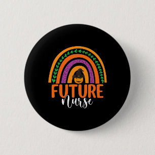 Toekomstige zuster- en regenboogpompoen Halloween Ronde Button 5,7 Cm