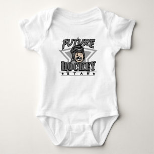 Toekomstige zwarte Hockey Star-helm Romper