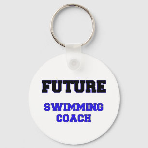 Toekomstige zwemcoach sleutelhanger