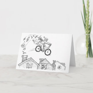 Toen de Deer ziek was en de Sled uitbrak. Feestdagen Kaart